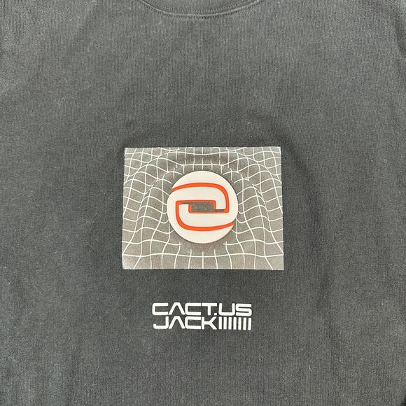 Nike Cactus Jack Shirt Mens Medium Long Sleeve Travis Scott Houston Service - Picture 3 of 9